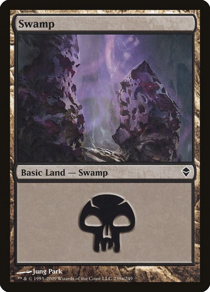 Swamp 239a (Zendikar)  | Good Games Adelaide SA
