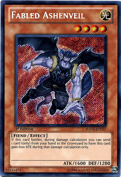 Fabled Ashenveil [HA03-EN037] Secret Rare | Good Games Adelaide SA