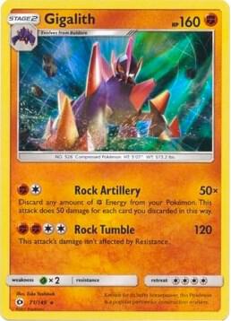 Gigalith 71 149 Cosmos Holo 071/149 (Blister Exclusives)  - Holofoil | Good Games Adelaide SA