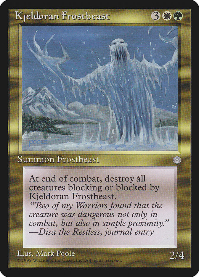 Kjeldoran Frostbeast [Ice Age] | Good Games Adelaide SA