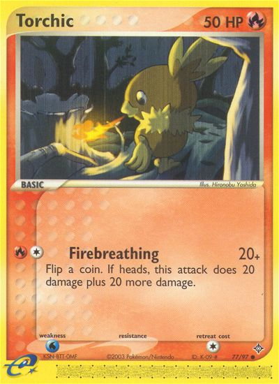 Torchic (77/97) [EX: Dragon] | Good Games Adelaide SA