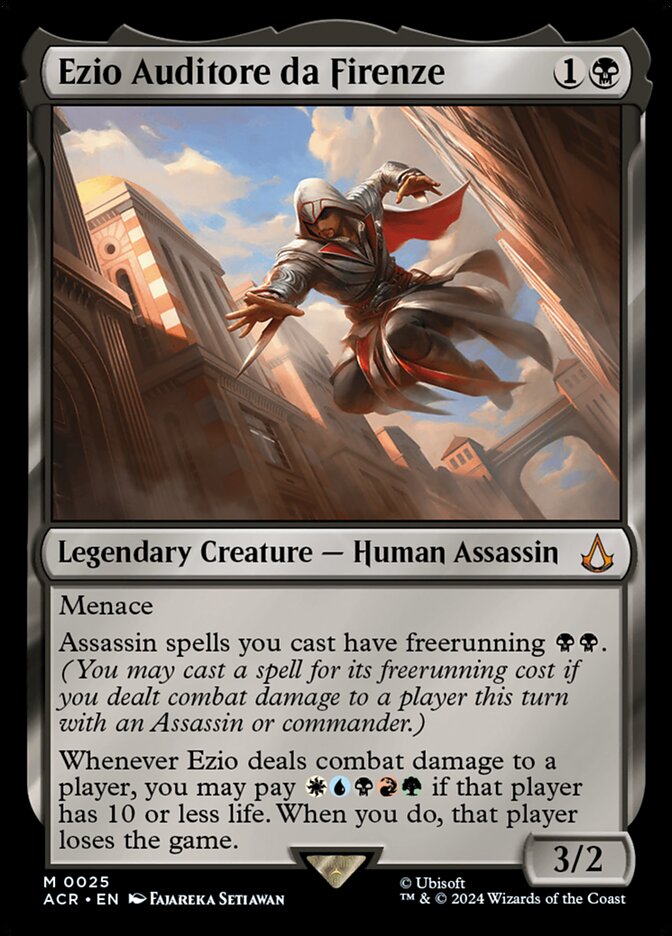 Ezio Auditore da Firenze 25 (Universes Beyond: Assassin's Creed)  - Foil | Good Games Adelaide SA