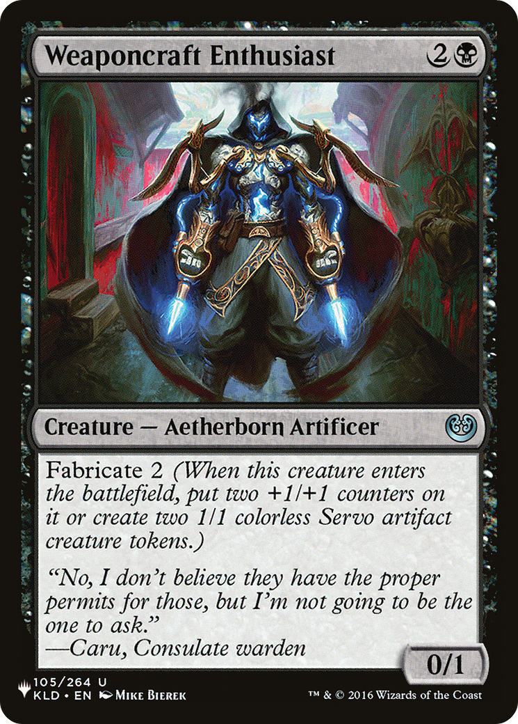 Weaponcraft Enthusiast [The List Reprints] | Good Games Adelaide SA