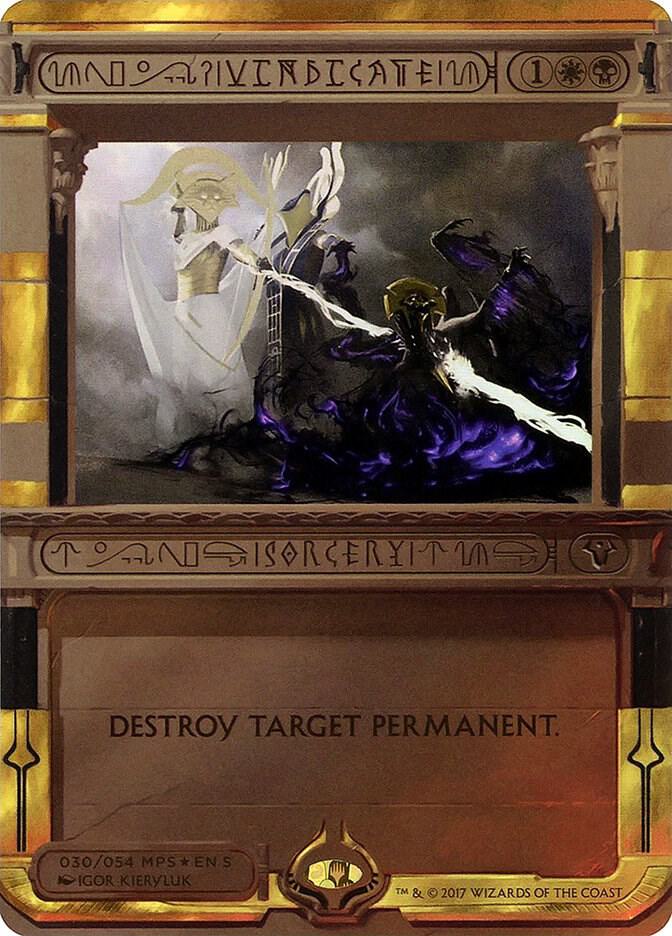 Vindicate 30 (Masterpiece Series: Amonkhet Invocations)  - Foil | Good Games Adelaide SA