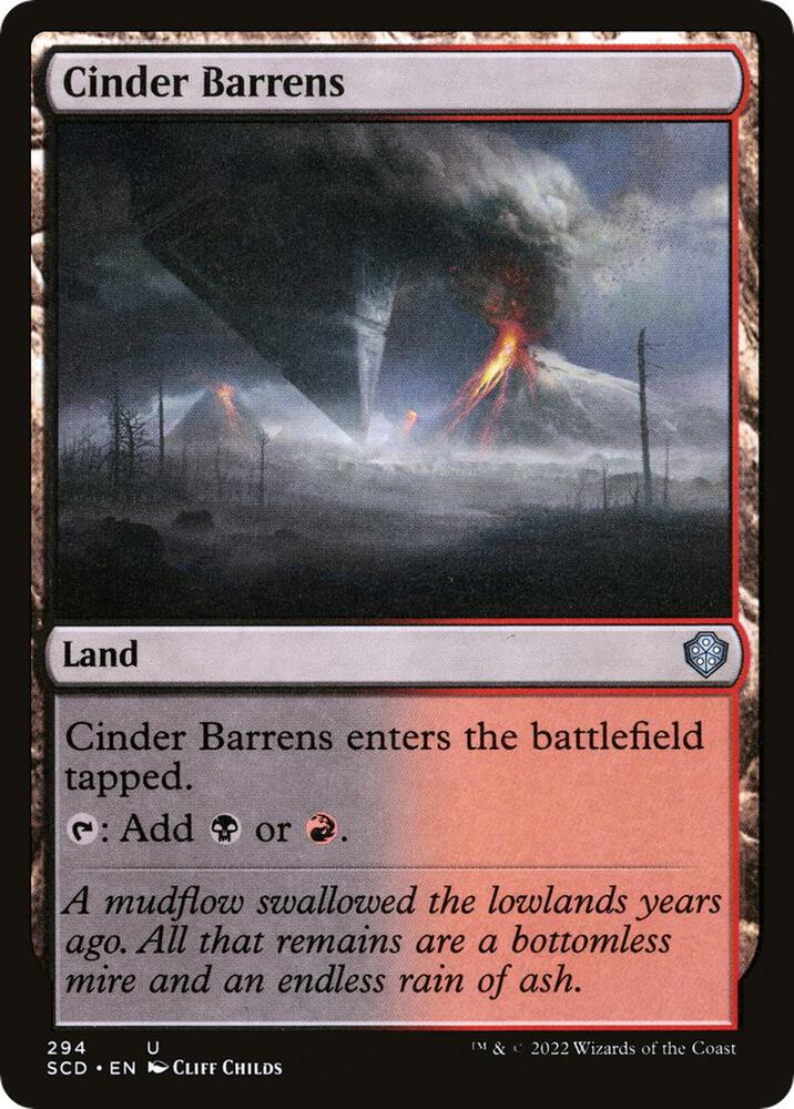 Cinder Barrens 294 (Starter Commander Decks)  | Good Games Adelaide SA