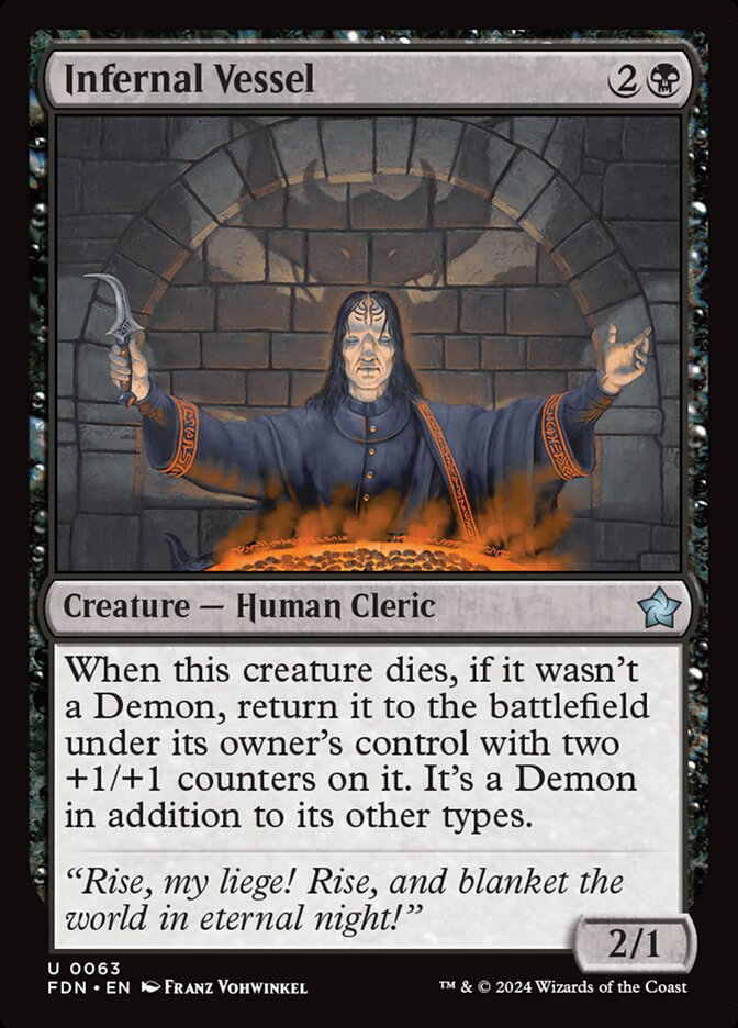 Infernal Vessel 63 (Foundations)  - Foil | Good Games Adelaide SA