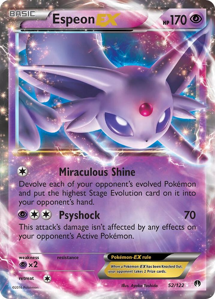 Espeon EX 52/122 (XY - BREAKpoint)  - Holofoil | Good Games Adelaide SA