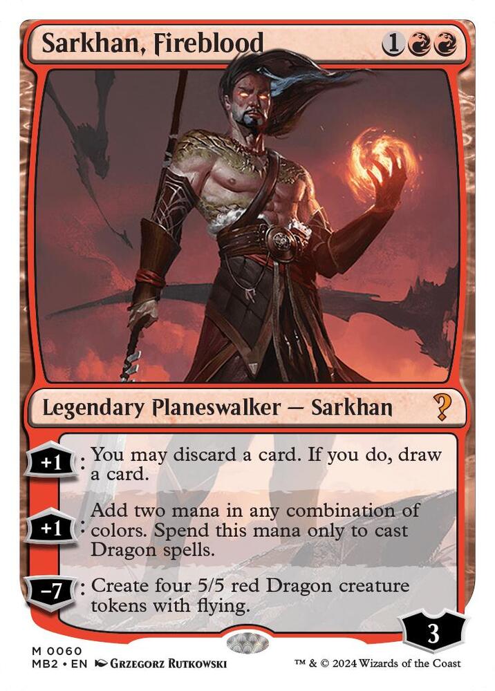 Sarkhan, Fireblood 60 (Mystery Booster 2)  | Good Games Adelaide SA