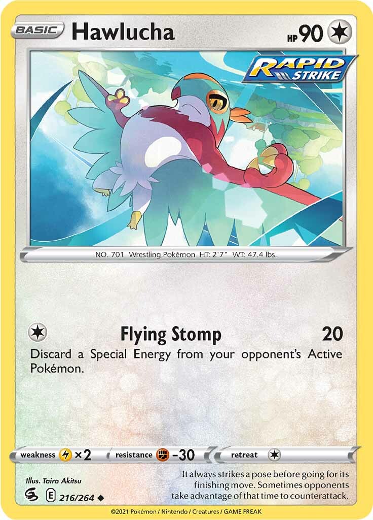 Hawlucha (216/264) [Sword & Shield: Fusion Strike] | Good Games Adelaide SA