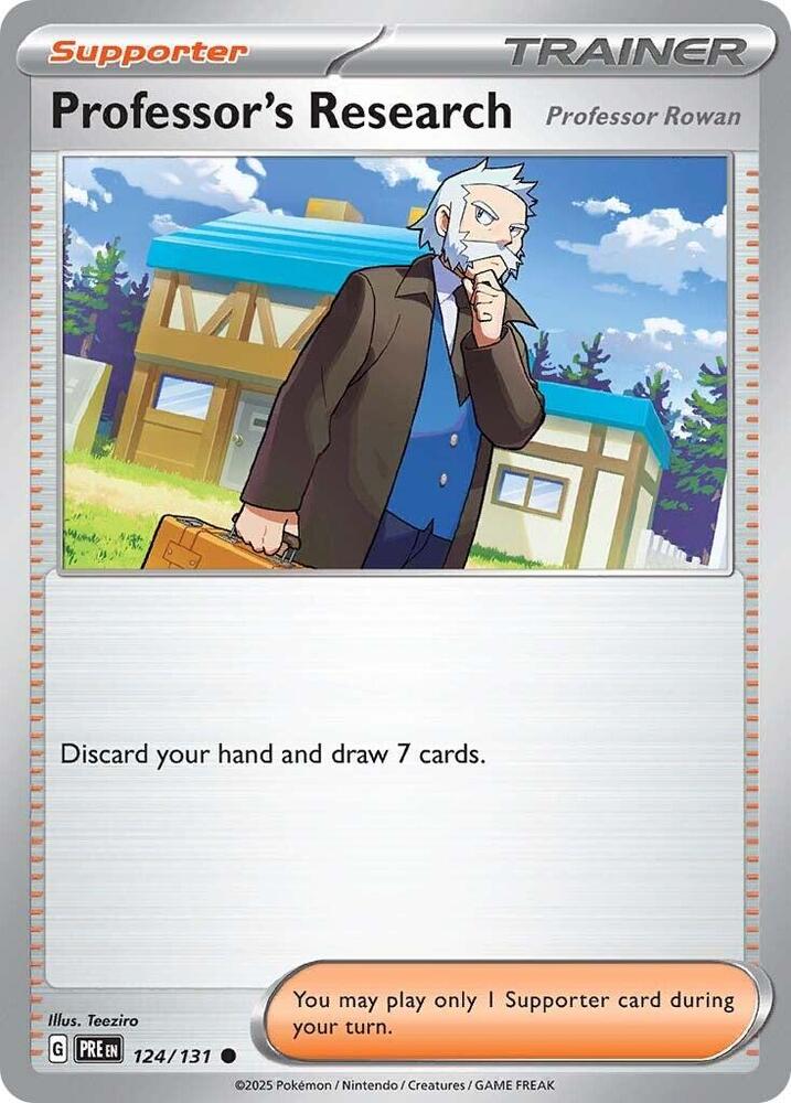 Professor's Research 124/131 (SV: Prismatic Evolutions)  | Good Games Adelaide SA