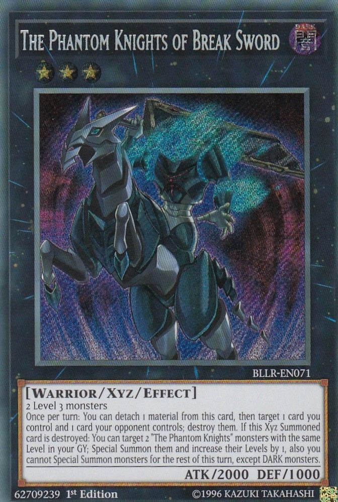 The Phantom Knights of Break Sword [BLLR-EN071] Secret Rare | Good Games Adelaide SA