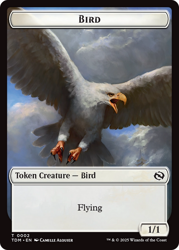 Thopter // Bird Double-Sided Token [Tarkir: Dragonstorm Commander Tokens] | Good Games Adelaide SA