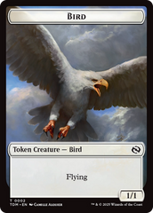 Thopter // Bird Double-Sided Token [Tarkir: Dragonstorm Commander Tokens] | Good Games Adelaide SA