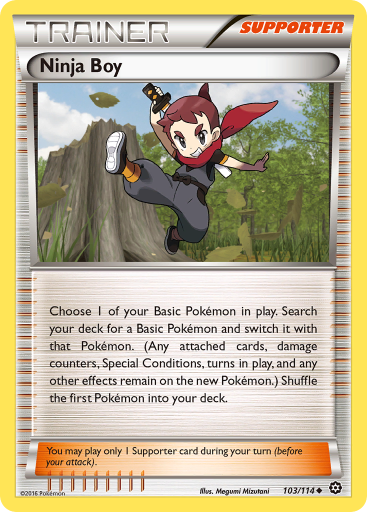 Ninja Boy (103/114) [XY: Steam Siege] | Good Games Adelaide SA