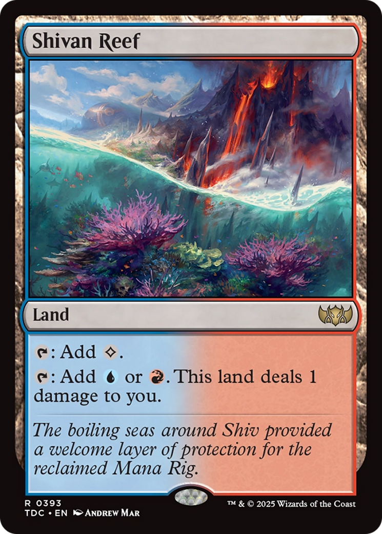 Shivan Reef [Tarkir: Dragonstorm Commander] | Good Games Adelaide SA