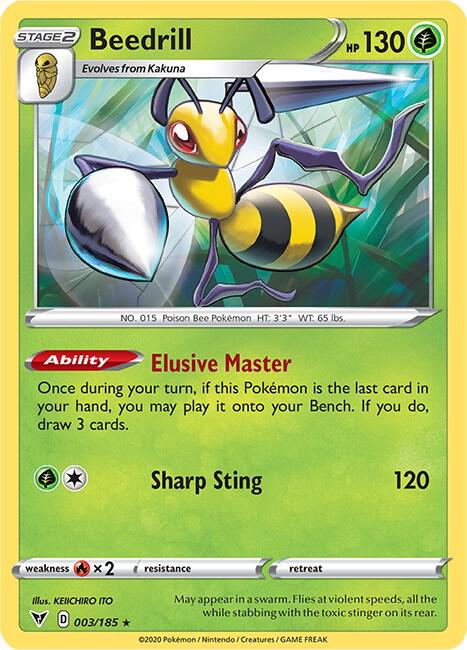 Beedrill 003/185 (SWSH04: Vivid Voltage)  | Good Games Adelaide SA