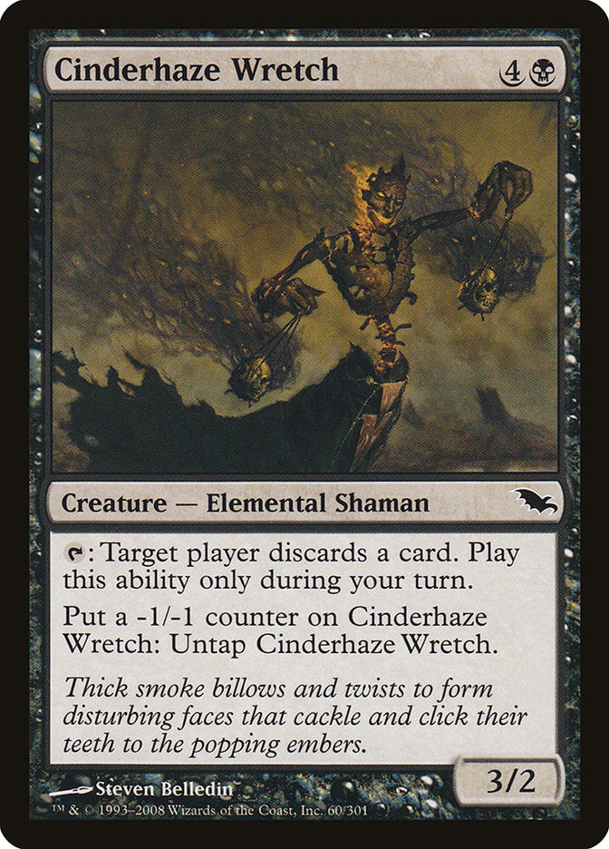 Cinderhaze Wretch 60 (Shadowmoor)  - Foil | Good Games Adelaide SA