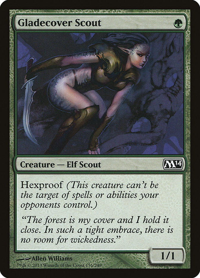 Gladecover Scout 176 (Magic 2014 (M14))  - Foil | Good Games Adelaide SA