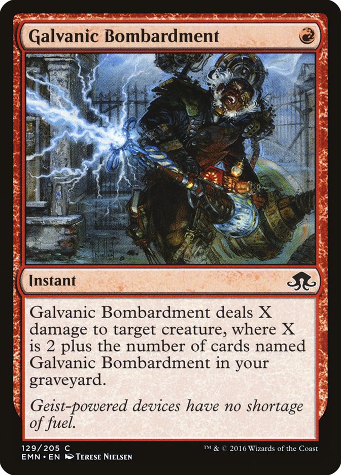 Galvanic Bombardment 129 (Eldritch Moon)  - Foil | Good Games Adelaide SA