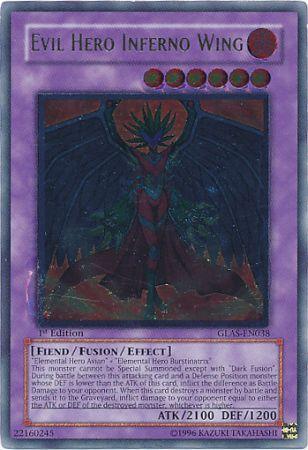 Evil Hero Inferno Wing [GLAS-EN038] Ultimate Rare | Good Games Adelaide SA