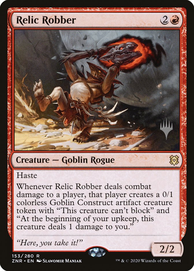 Relic Robber (Promo Pack) [Zendikar Rising Promos] | Good Games Adelaide SA