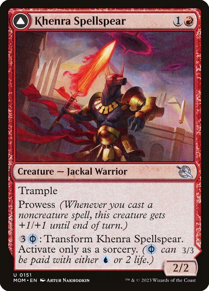 Khenra Spellspear 151 (March of the Machine)  - Foil | Good Games Adelaide SA