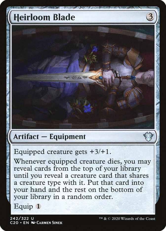 Heirloom Blade [Commander 2020] | Good Games Adelaide SA