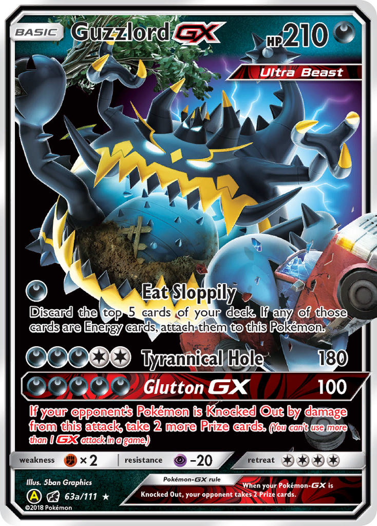 Guzzlord GX (63a/111) [Alternate Art Promos] | Good Games Adelaide SA