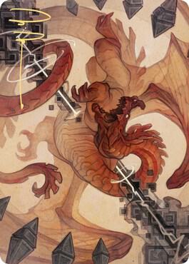 Soul Shatter Art Card Gold Stamped Signature 62 (Art Series: Zendikar Rising)  | Good Games Adelaide SA