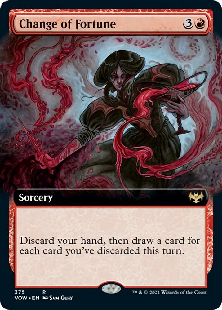 Change of Fortune Extended Art 375 (Innistrad: Crimson Vow)  | Good Games Adelaide SA