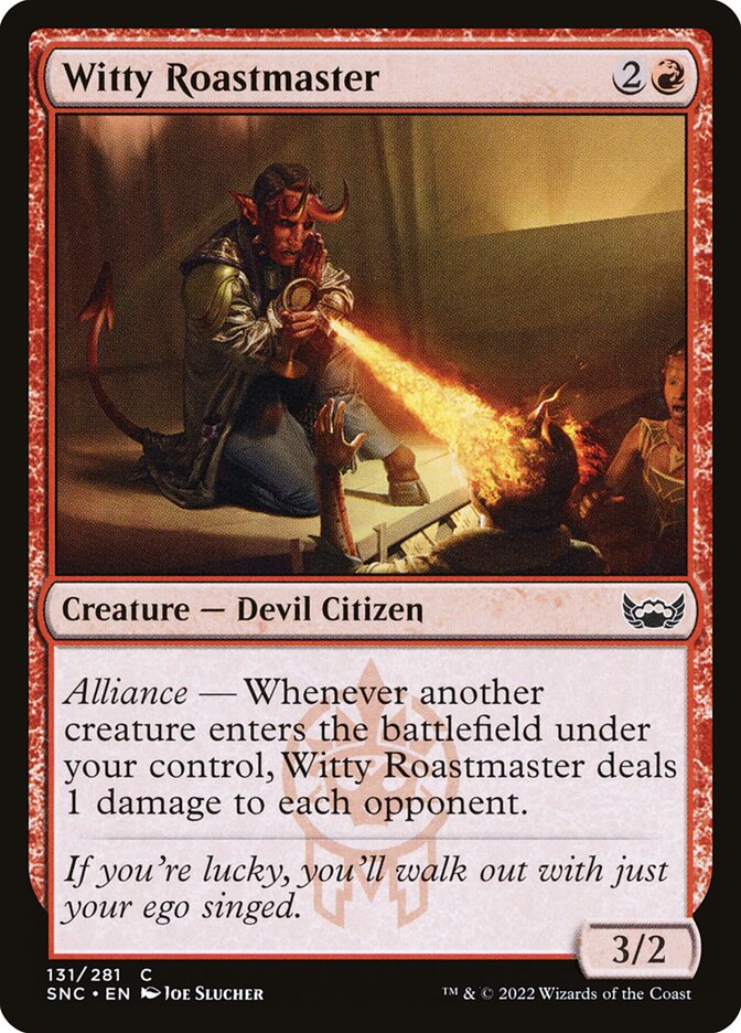 Witty Roastmaster 131 (Streets of New Capenna)  - Foil | Good Games Adelaide SA