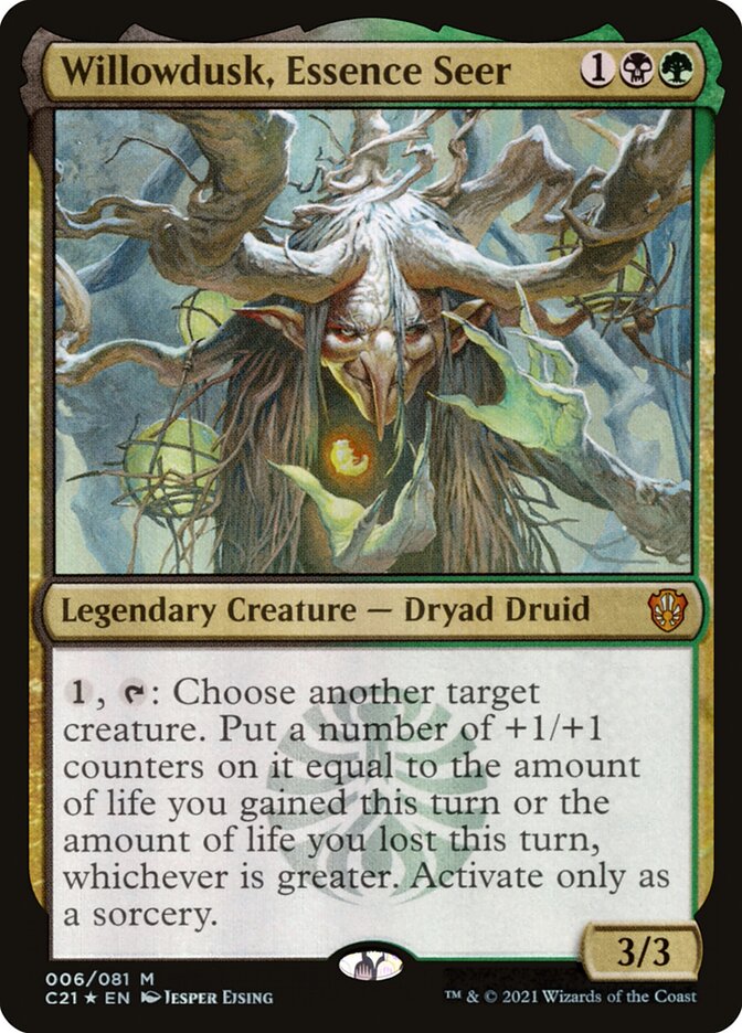 Willowdusk, Essence Seer 6 (Commander 2021)  - Foil | Good Games Adelaide SA