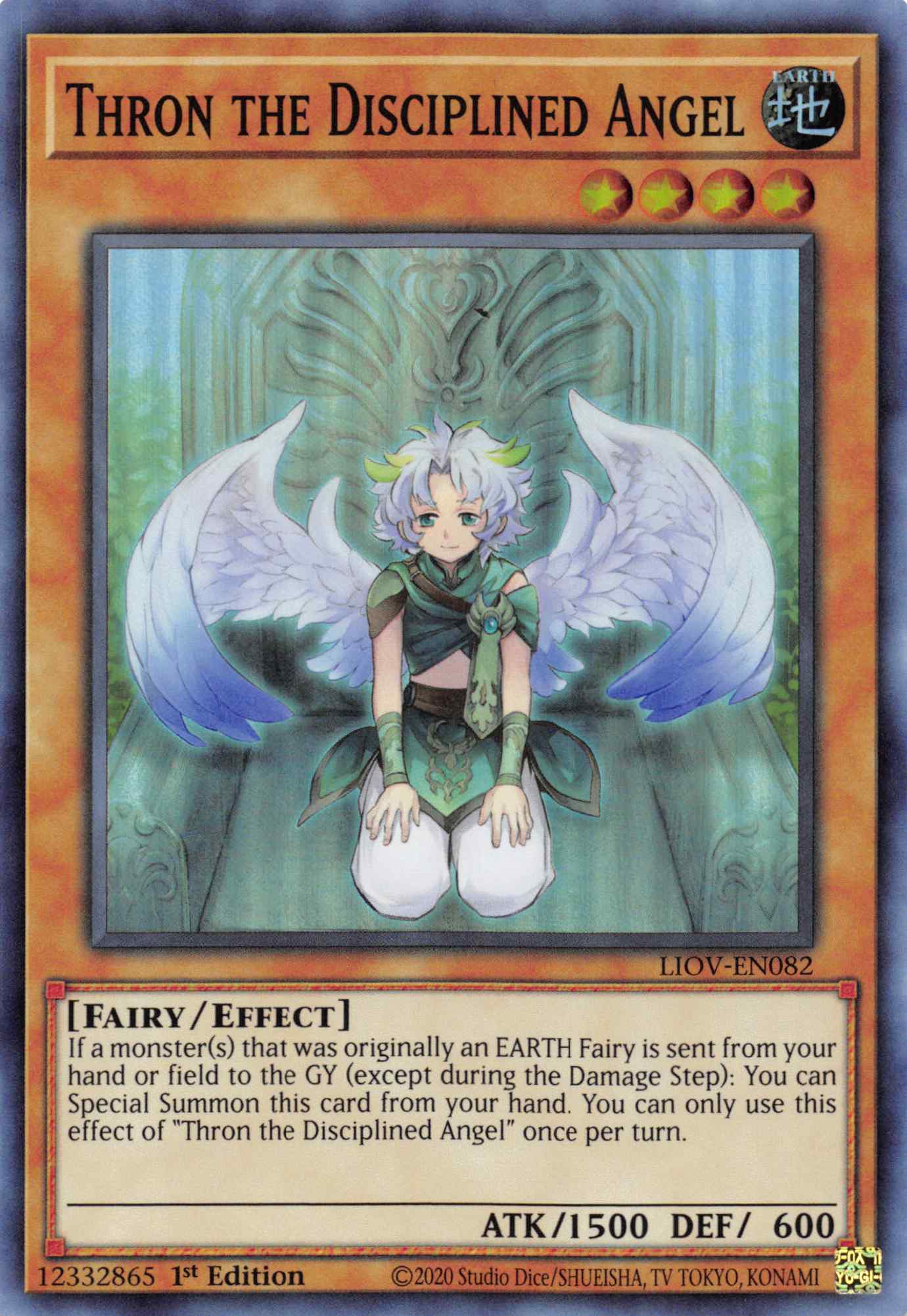 Thron the Disciplined Angel [LIOV-EN082] Super Rare | Good Games Adelaide SA