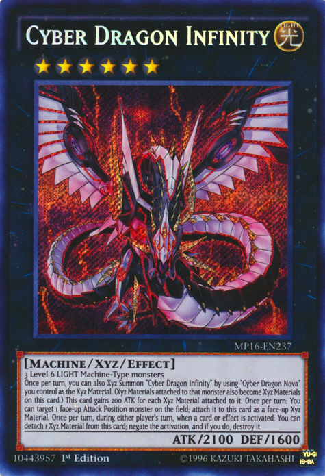 Cyber Dragon Infinity [MP16-EN237] Secret Rare | Good Games Adelaide SA