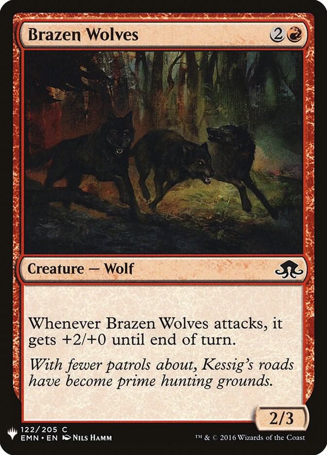 Brazen Wolves 122 (The List Reprints)  | Good Games Adelaide SA