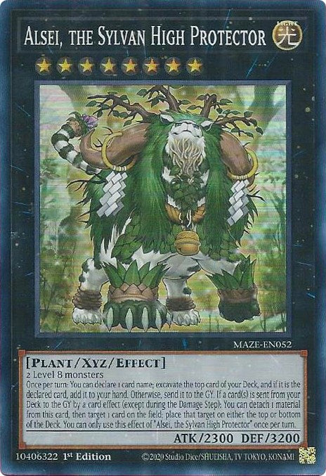 Alsei, the Sylvan High Protector [MAZE-EN052] Super Rare | Good Games Adelaide SA
