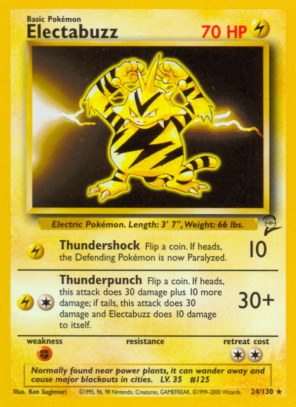 Electabuzz (24/130) [Base Set 2] | Good Games Adelaide SA