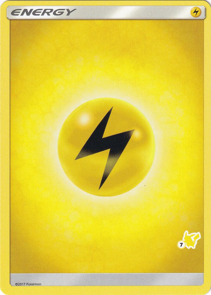 Lightning Energy 7 Pikachu Stamped  (Battle Academy)  | Good Games Adelaide SA