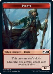 Pirate // Weird Double-sided Token [Core Set 2021 Tokens] | Good Games Adelaide SA