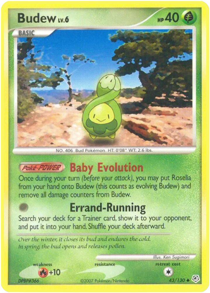 Budew 43/130 (Diamond and Pearl)  | Good Games Adelaide SA