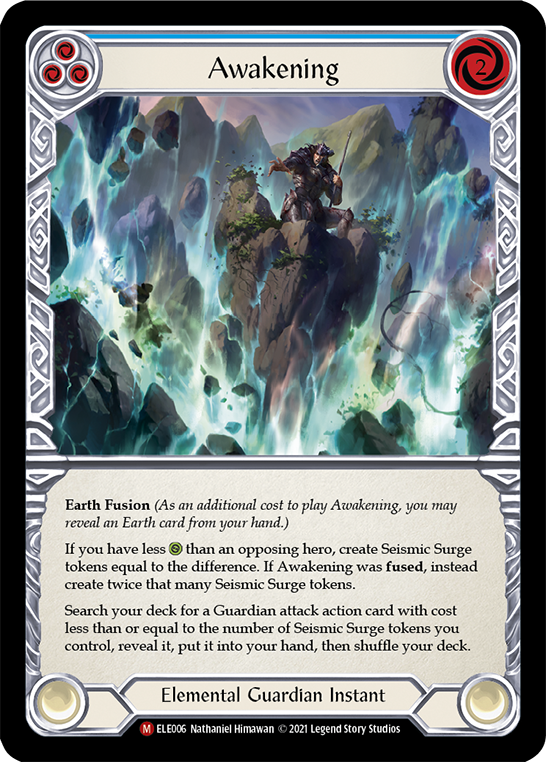 Awakening [ELE006] (Tales of Aria)  1st Edition Rainbow Foil | Good Games Adelaide SA