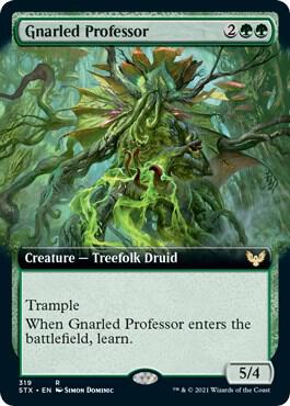 Gnarled Professor Extended Art 319 (Strixhaven: School of Mages)  - Foil | Good Games Adelaide SA