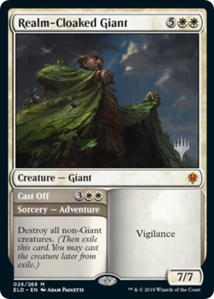 Realm Cloaked Giant 26 (Promo Pack: Throne of Eldraine)  - Foil | Good Games Adelaide SA