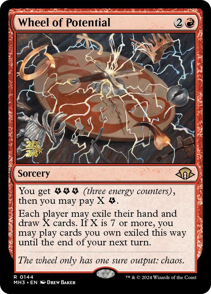 Wheel of Potential 144 (Prerelease Cards)  - Foil | Good Games Adelaide SA