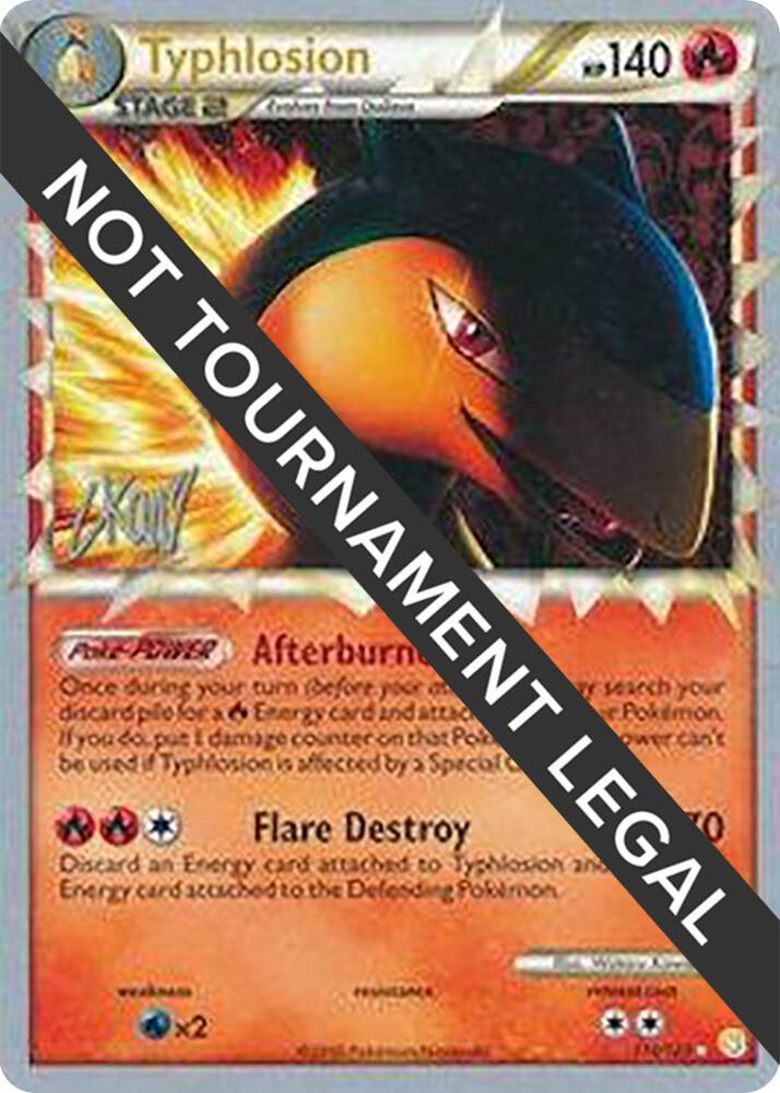 Typhlosion 2011 Christopher Kan 110/123 (World Championship Decks)  | Good Games Adelaide SA