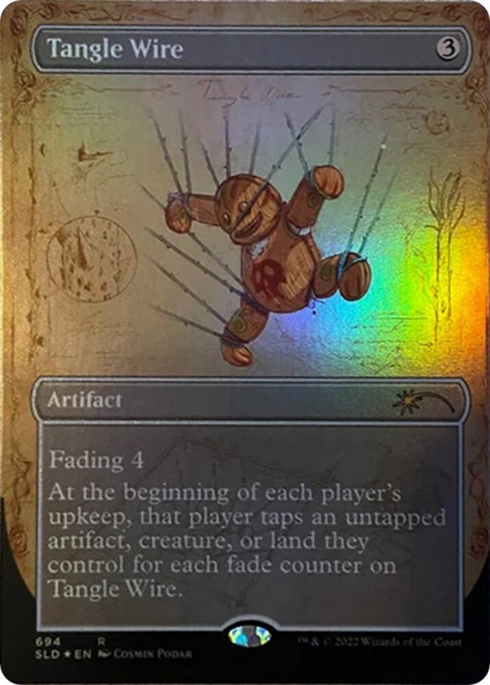 Tangle Wire Borderless 694 (Secret Lair Drop Series)  - Foil | Good Games Adelaide SA