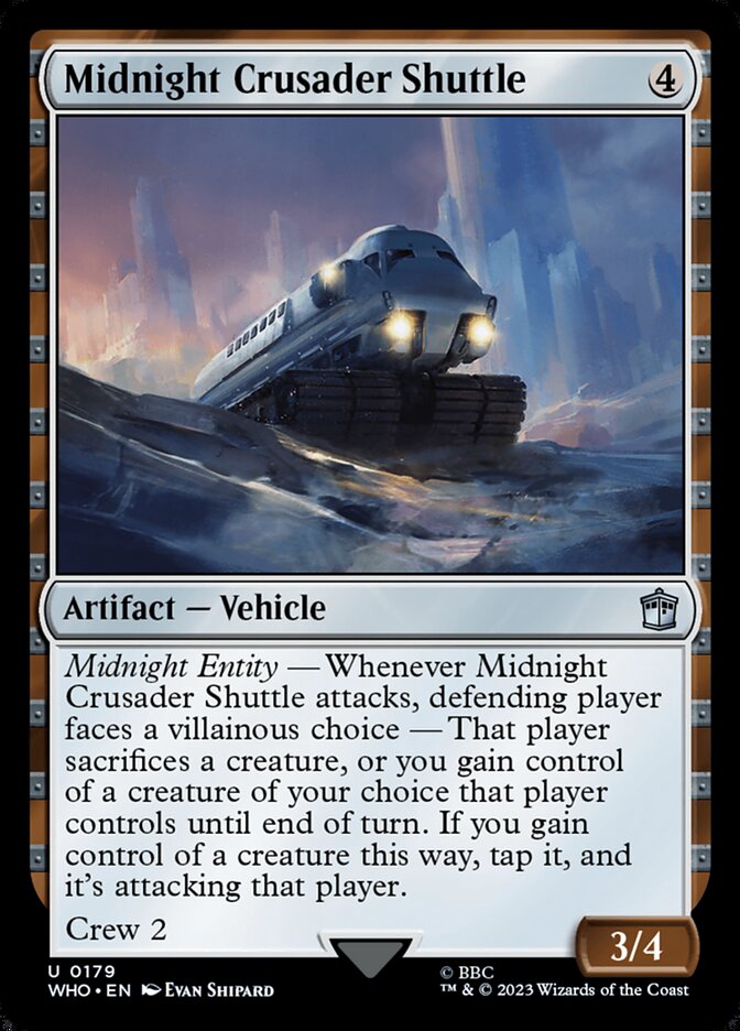 Midnight Crusader Shuttle 179 (Universes Beyond: Doctor Who)  | Good Games Adelaide SA