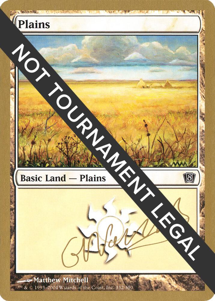 Plains 332 2004 Gabriel Nassif 8ED gn332/103 (World Championship Decks)  | Good Games Adelaide SA
