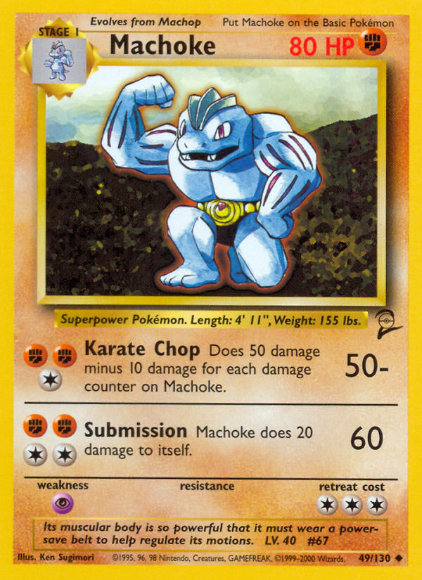Machoke (49/130) [Base Set 2] | Good Games Adelaide SA