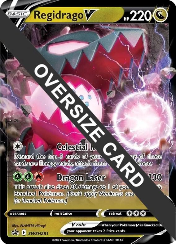 Regidrago V SWSH281 SWSH281 (Jumbo Cards)  - Holofoil | Good Games Adelaide SA